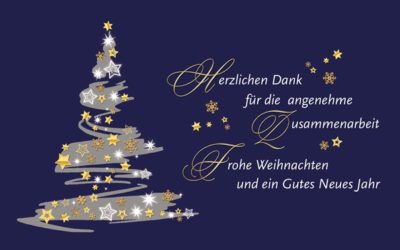 Frohe Weihnachten und ein gutes Neues Jahr!