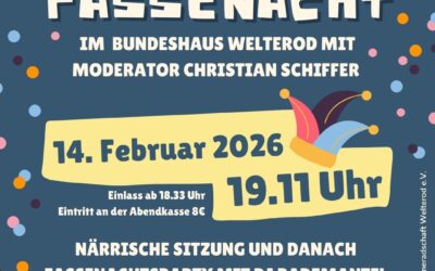 Welteroder Fastnacht 2026 – Kappensitzung und Kinderfastnacht